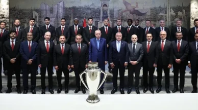 Cumhurbaşkanı Erdoğan, Galatasaray'ı şampiyonluk için kabul etti