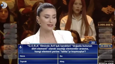 G.O.R.A filminde Arif Işık karakteri 'doğada bulunan dört element' olarak saydığı elementler arasına hangi element yerine 'tahta'yı koymuştur?
