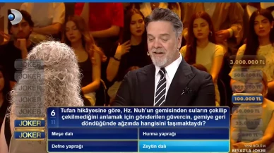 Beyaz'la Joker'de Nuh'un Gemisi sorusu heyecan yarattı: Güvercin ne taşıyordu?