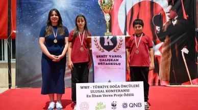 Kırklareli’de öğrencilere ödül kazandıran çevre projesi