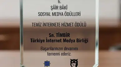500 Yıllık Miras Dijital Dünyada: Şâir Bâkî Ödülleri'nde TİMBİR'e Anlamlı Takdir
