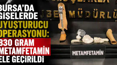 Protez bacağında 830 gram metamfetaminle yakalandı: Gişede durdurulan araçta şok anlar