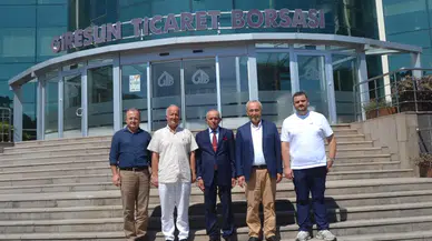 Giresun Borsası’ndan Öner Hekim’in projelerine destek