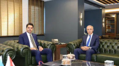 TİKA Başkanı Eren, Yesevi Üniversitesi'nin yeni Mütevelli Heyet Başkanı'nı ziyaret etti