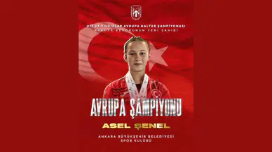 Asel Şenel Avrupa'nın zirvesinde: Üç altın madalya ve yeni rekor