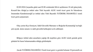 Marmara'da korkutan kaza: 10 mürettebatlı gemiden haber alınamıyor