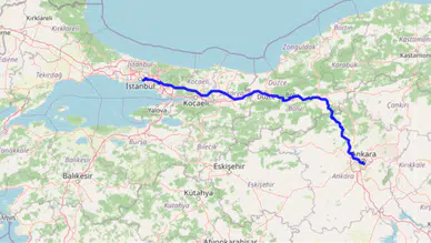 Ankara-İstanbul yolunda kaç radar kaç denetim noktası var ?
