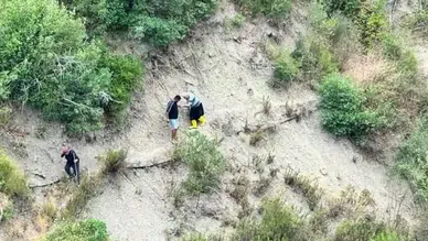 Belen'de ormanlık alanda mahsur kalan yaşlı adam kurtarıldı