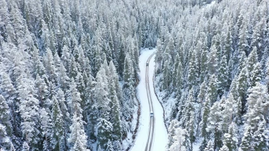 Bolu'nun zirveleri beyaza büründü: Kar kalınlığı 10 santimetre