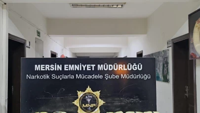 Mersin'de uyuşturucu operasyonu