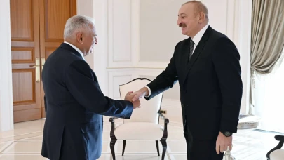 Azerbaycan Cumhurbaşkanı Aliyev, TDT Aksakallar Konseyi Başkanı Yıldırım’ı kabul etti