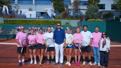 QNB Türkiye’den Farkındalık İçin Pembe Top Tenis Turnuvası düzenlendi