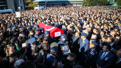 Şehit Pilot Binbaşı Serdar Uslu Bursa'da gözyaşlarıyla uğurlandı