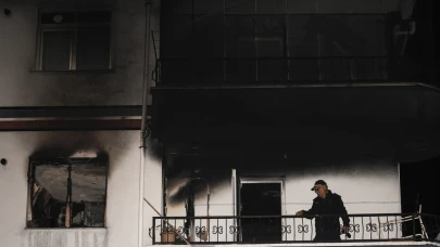 Mamak'ta korkutan patlama: 1 yaralı bina tahliye edildi