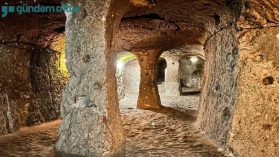 Kapadokya'nın derinliklerinde gizemli bir dünya Derinkuyu Yer Altı Şehri