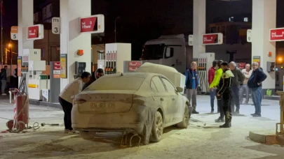Çekmeköy’de benzinlikte faciadan dönüldü: Yangın söndürüldü