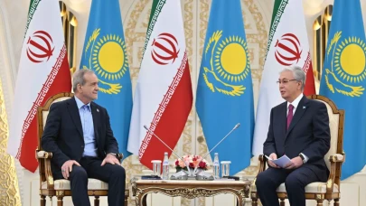 Kazakistan ve İran'dan 8 anlaşma: Ticaret hedefi 3 milyar dolar