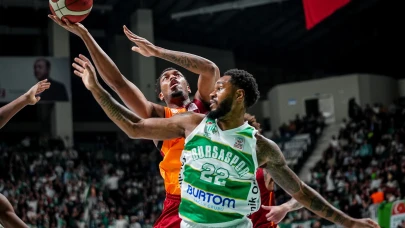 Bursaspor Basketbol, Galatasaray'ı uzatmada devirdi: Son skor 91-87