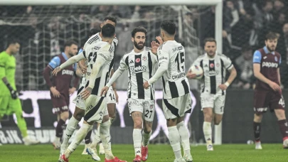 Beşiktaş, Trabzonspor'u mağlup ederek 3 puanı aldı