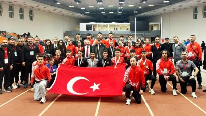 Türkiye Genç Atletler Balkan Şampiyonası'nda 13 madalya kazandı