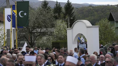 Bosna Hersek'te Ahmiçi Katliamı'nın 32. yılında hayatını kaybedenler unutulmadı