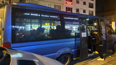 Ümraniye minibüsçülerinden Filistin'e anlamlı destek