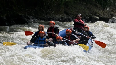 Melen Çayı'nda rafting sezonu açıldı!