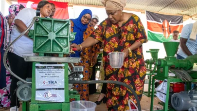 TİKA’dan Kenya’da kadın kooperatiflerine ekipman desteği