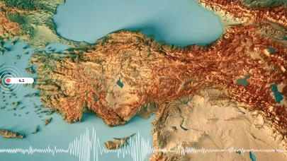 Ege Denizi'nde depremler devam ediyor,02.52'de 4.1 büyüklüğünde bir deprem meydana geldi