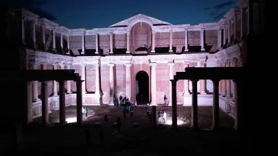 Sardes Antik Kenti’nde Gece Müzeciliği dönemi başladı
