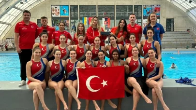 A Milli Kadın Sutopu Takımı şampiyon oldu
