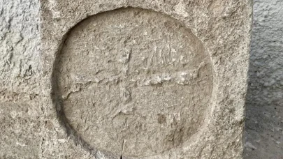 Kırşehir'de Jandarma'dan Bizans Dönemi Mezar Steli operasyonu