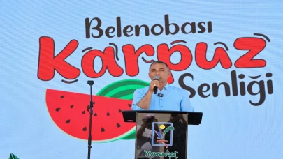 Manavgat’ta “Belenobası Karpuz Şenliği” coşkuyla gerçekleşti