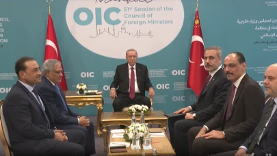 Cumhurbaşkanı Erdoğan, Pakistanlı yetkilileri kabul etti