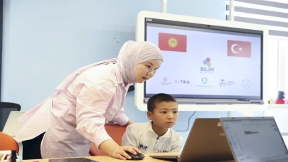 TİKA ve T3 vakfı işbirliğiyle Kırgızistan’da “Bilim Bişkek” merkezi kuruldu
