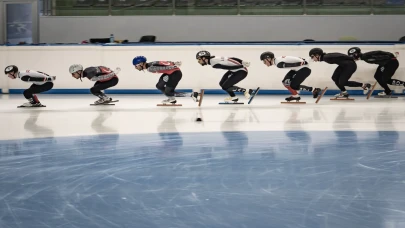 Short Track Milli Takımları olimpiyat kotası için Erzurum’da ortak kampta