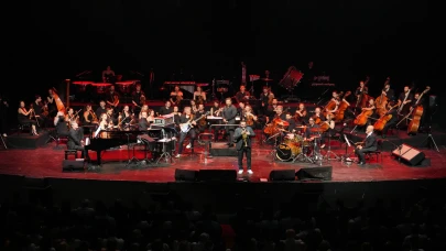 Lübnanlı müzisyenler İbrahim Maalouf ve Hiba Tawaji İstanbul'da konser verdi