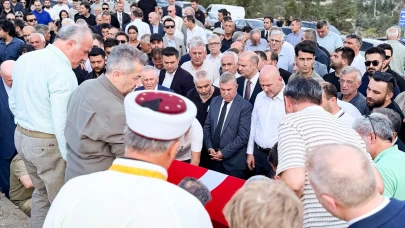 Mülkiye Başmüfettişi Erol Karaömeroğlu son yolculuğuna uğurlandı