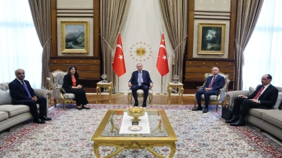 Cumhurbaşkanı Erdoğan DEM Parti heyetini kabul etti