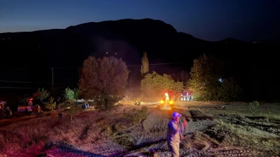 Gölpazarı'ndaki orman yangını hızla kontrol altına alındı