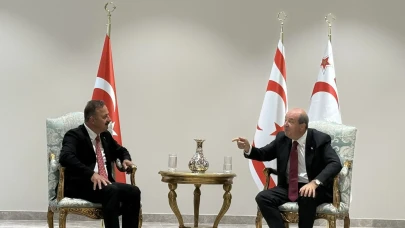 Anahtar Parti Genel Başkanı Ağıralioğlu, KKTC Cumhurbaşkanı Tatar'ı ziyaret etti