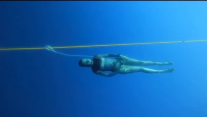 Birgül Erken, serbest dalışta 38 metre ile yeni Türkiye rekoru kırdı