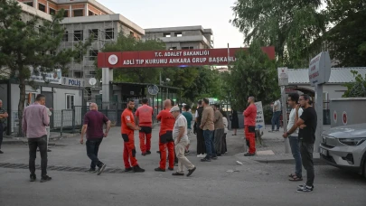 Orman  Şehitlerinin naaşları kimlik tespiti için Ankara Adli Tıp’a getirildi