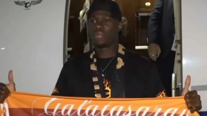Galatasaray'ın yeni transferi Wilfried Singo İstanbul'da