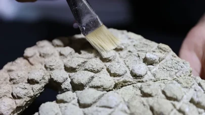 Harran'da tarihî ekmek kalıbı bulundu