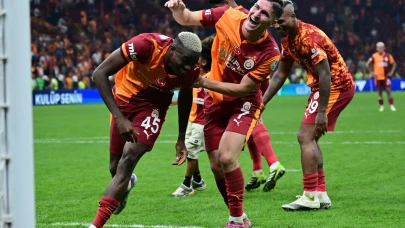Galatasaray 4'te 4 yaptı! 4000. gol Sanchez'ten geldi
