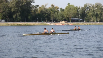 Gençler Türkiye Kürek Şampiyonası Meriç Nehri'nde başladı