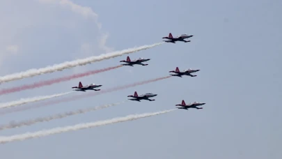 Trabzon'da Türk Yıldızları'ndan Nefes Kesen Gösteri