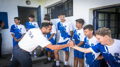 TİKA'dan Srebrenitsa’daki Guber Futbol Kulübü’ne spor ekipmanı desteği