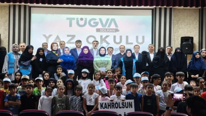 Bingöl’de TÜGVA yaz okulu kapanış töreni